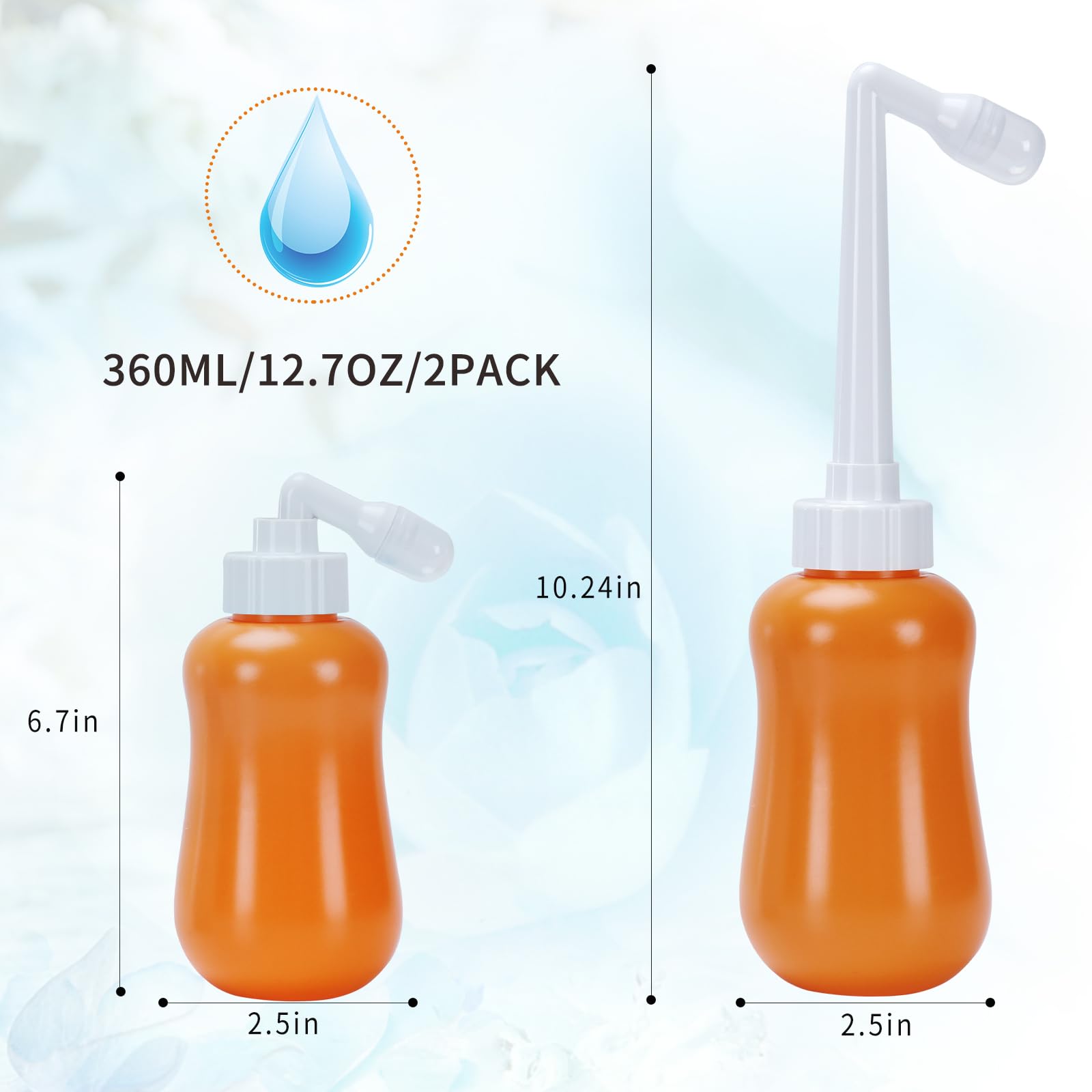 Peri Bottle for Postpartum Care, for Postpartum Essentials, Feminine Care Orange FOOFOO buy supplements canada
