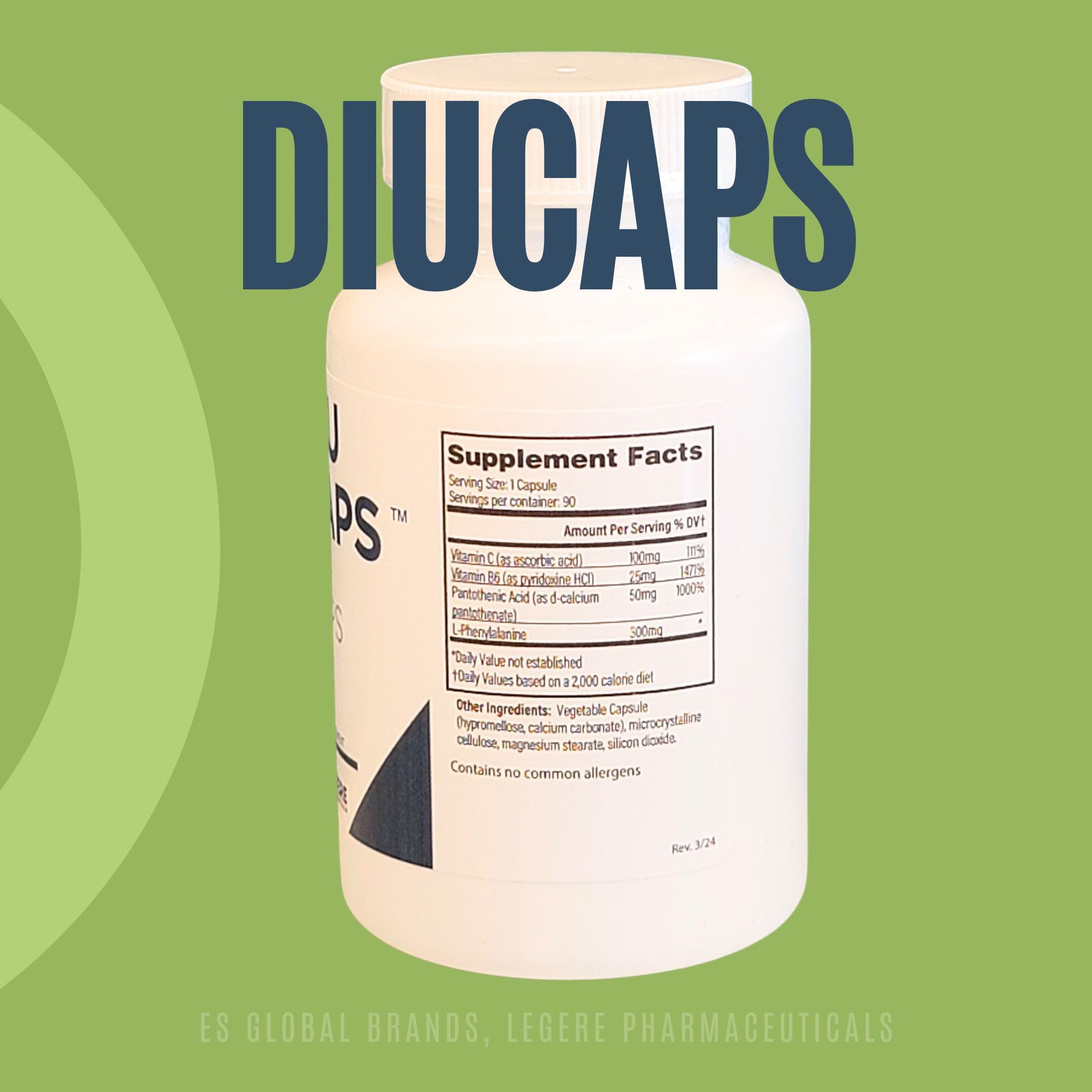 Legere Pharmaceuticals Diucaps 90 Capsules Legere buy supplements canada