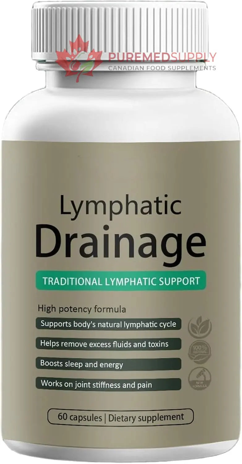 VegHerbs Lymphatic Drainage Capsules – | 60 Capsules Each Bottle (Pack of 2) X2 VegHerbs buy supplements canada