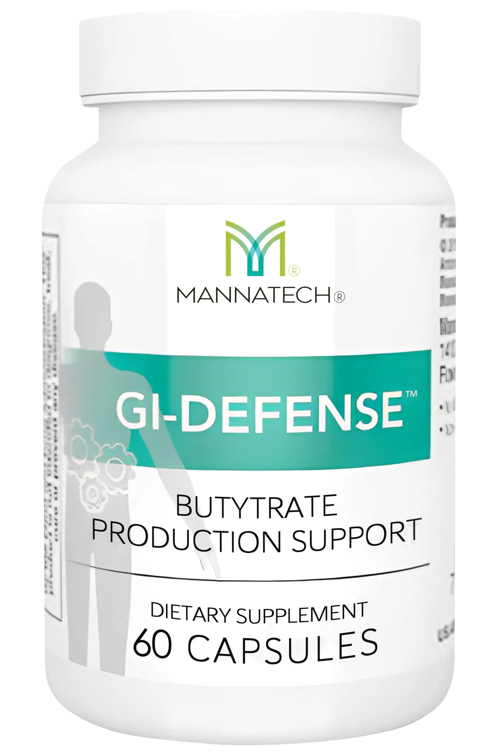 Mannatech Butyrate Supplement - Supports Gut Barrier Function, Intestinal Health, and Digestive Comfort - Promotes Short Chain Fatty Acid Production, Immune Support Supplement GI-Defense 60 Capsules Mannatech buy supplements canada