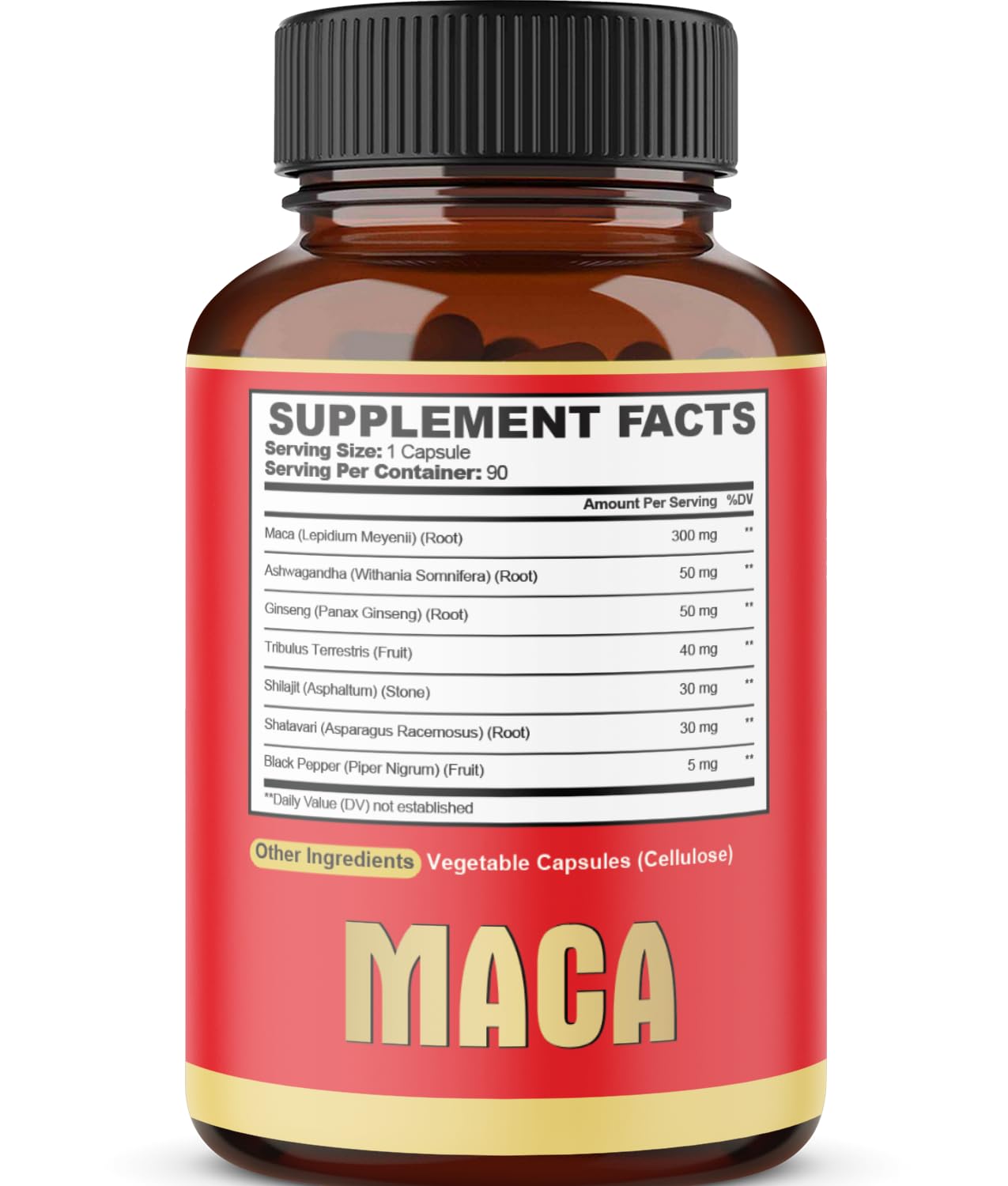 Maca Root Capsules - Supports Natural Health - Energy - Performance & Mood Supplement - Enhanced Blood Flow 3-Month Supply agobi buy supplements canada