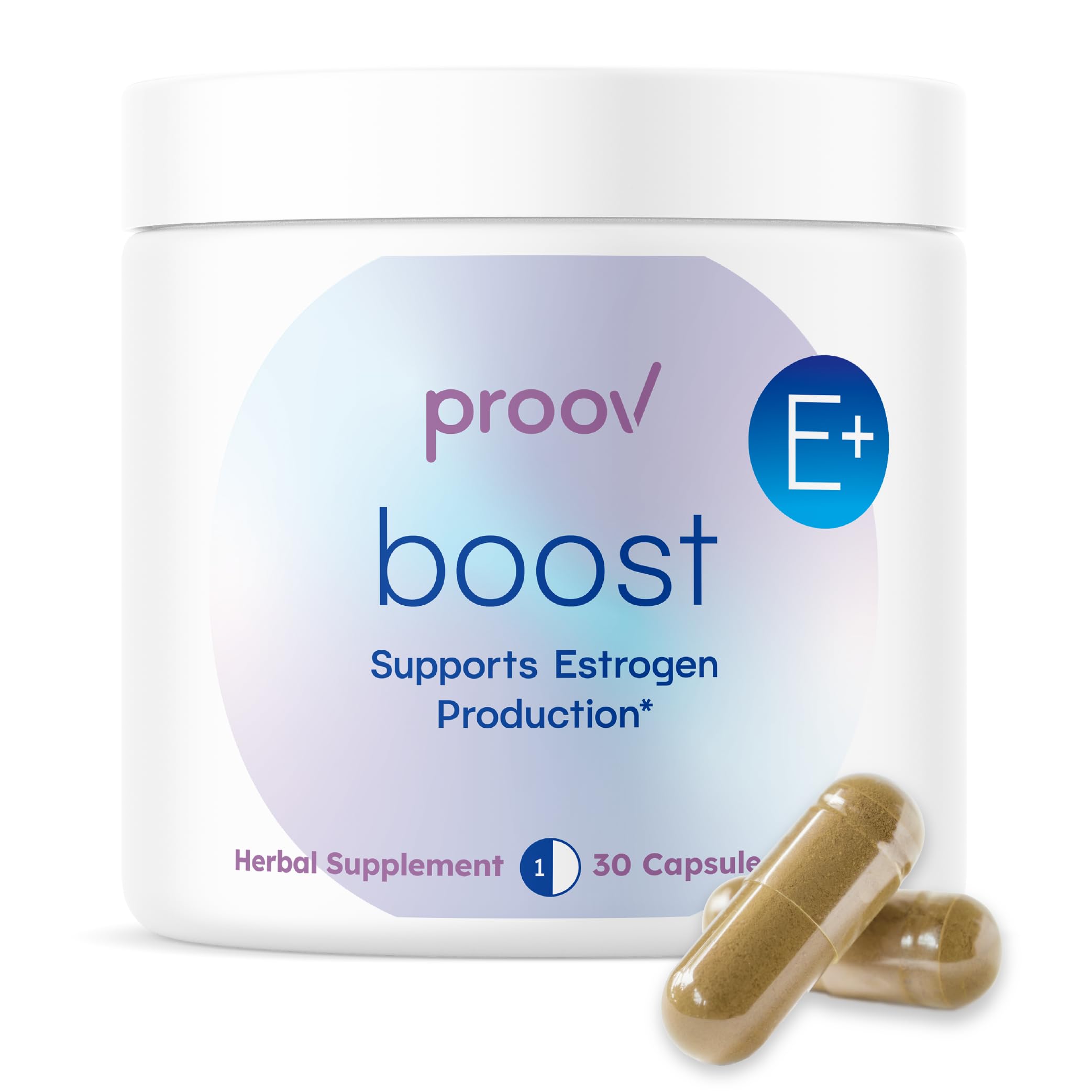 Proov - Boost Supplement for Women - Promotes Estrogen Production - Fertility & Menopausal Support for Women - Hormonal Balance - Evening Primrose Oil Red Clover, Dong Quai, Black Cohosh - 30 Capsules Proov buy supplements canada