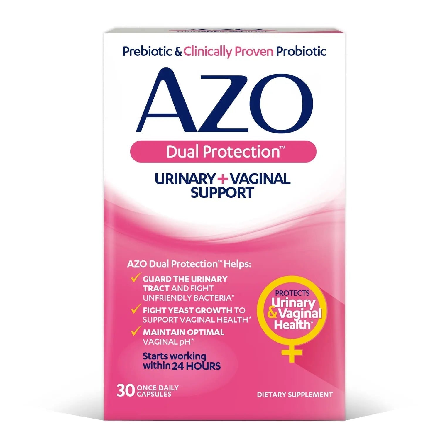 AZO Bladder Control with Go-Less® & Weight Management Dietary Supplement & Dual Protection | Urinary + Vaginal Support* AZO buy supplements canada