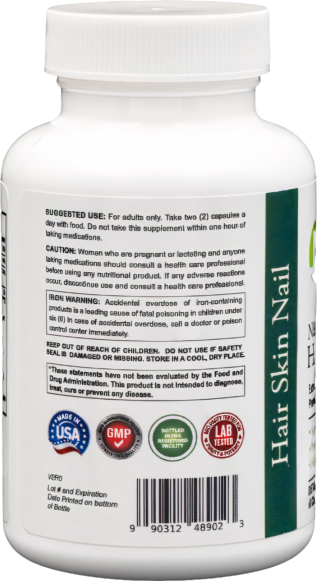 Dr's Nature & Nutrition Hair, Skin & Nail Plus Vitamin Supplement with Biotin 5000mcg, Bamboo Extract, Collagen Support - Extra Strength Beauty Supplement for Men and Women - 60 Capsules Dr's Nature & Nutrition buy supplements canada