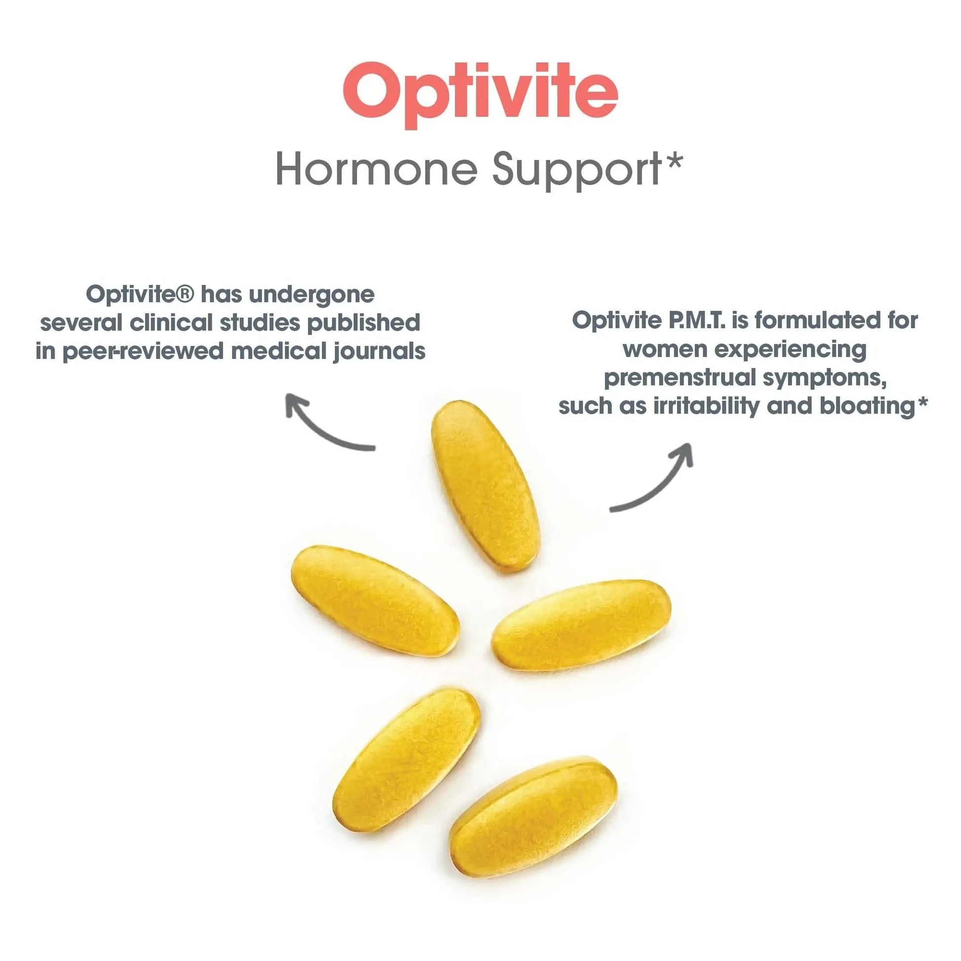 Optimox Optivite - PMS Support Supplement for Women, Period Multivitamin for Hormone Balance with Vitamin B6 & Iron, Hormone Support Vitamin - 180 Tablets Optimox buy supplements canada