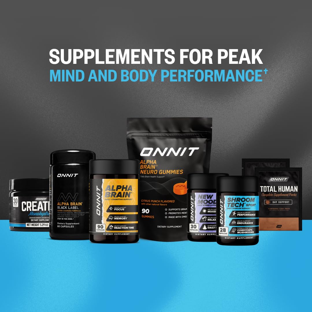 ONNIT Creatine Monohydrate Powder – Unflavored, 90-Serving Value Size – Supports Strength, Lean Muscle, and Brain Energy† – Keto Friendly, No Fillers, 90 Servings, 15.29 oz ONNIT buy supplements canada