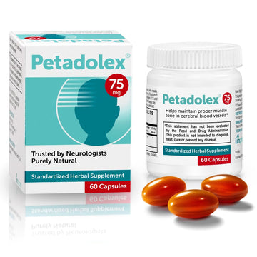Petadolex - Migraine Relief - Patented Butterbur Root Extract, 75mg PA-Free Butterbur Extract Petadolex buy supplements canada