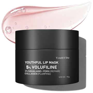 YouthVibe Lip Mask Overnight Moisturizing - Nourish & Hydrate, Antioxidants, 5% Volufiline YouthVibe buy supplements canada