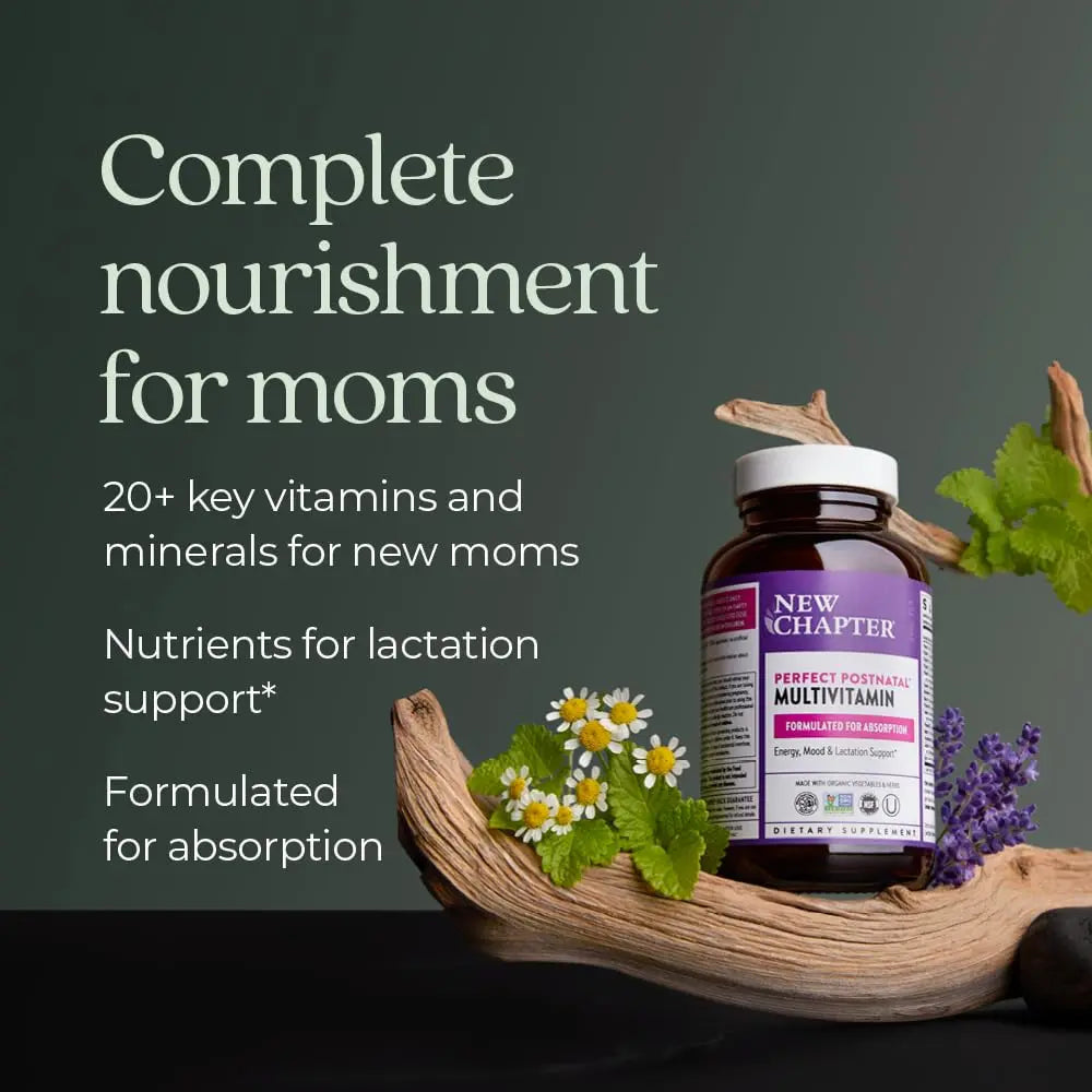 New Chapter, Postnatal Vitamins Lactation Supplement, Complete Multivitamin with Fermented Vitamin D3 + B Vitamins New Chapter buy supplements canada