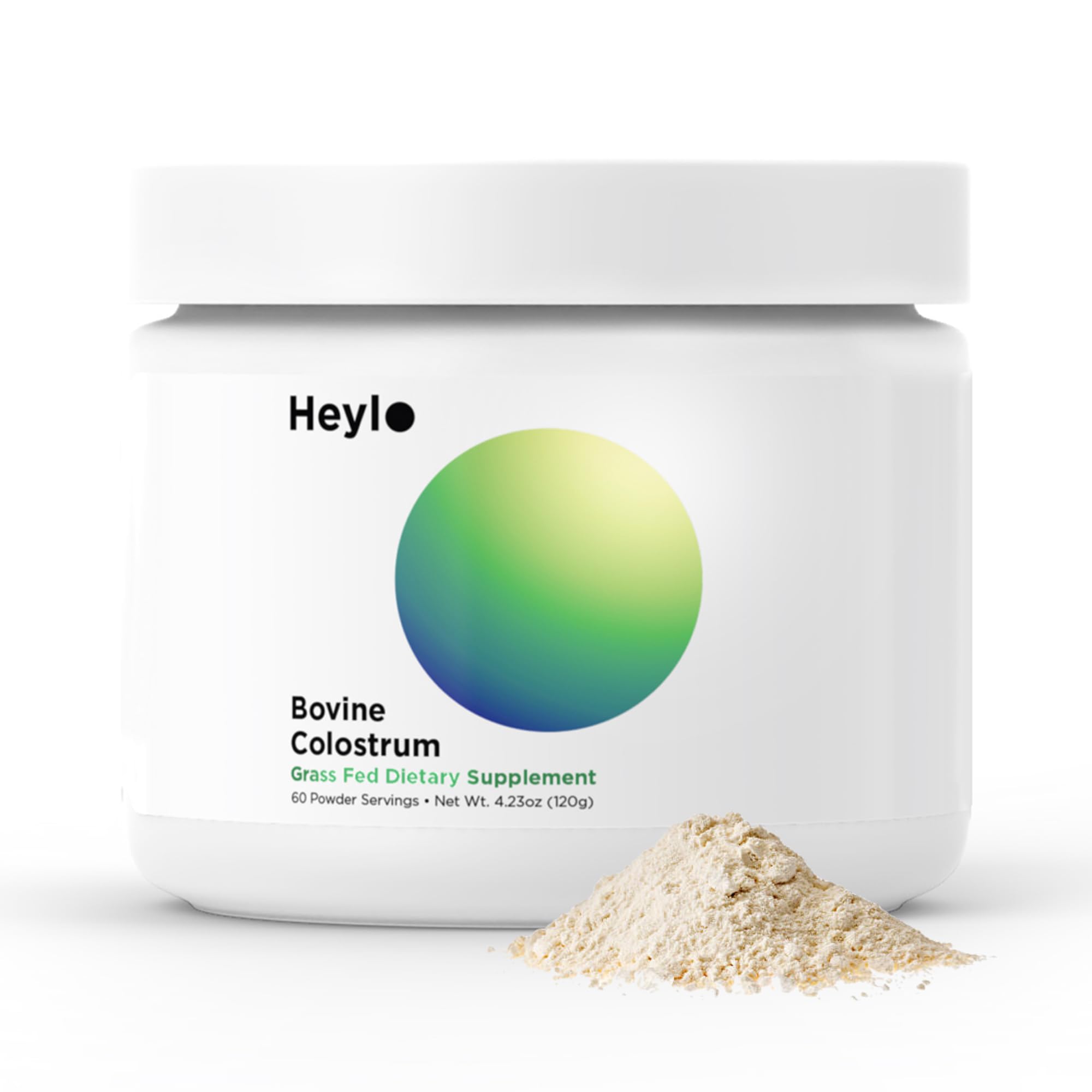 Heylo Premium Colostrum Powder – 100% Pure, Grass-Fed Bovine 40% IgG Supplement, Natural Gut Health Bloating Immunity Skin & Hair, Muscle Recovery, Rich in Immunoglobulins, 60 Servings Heylo Health buy supplements canada