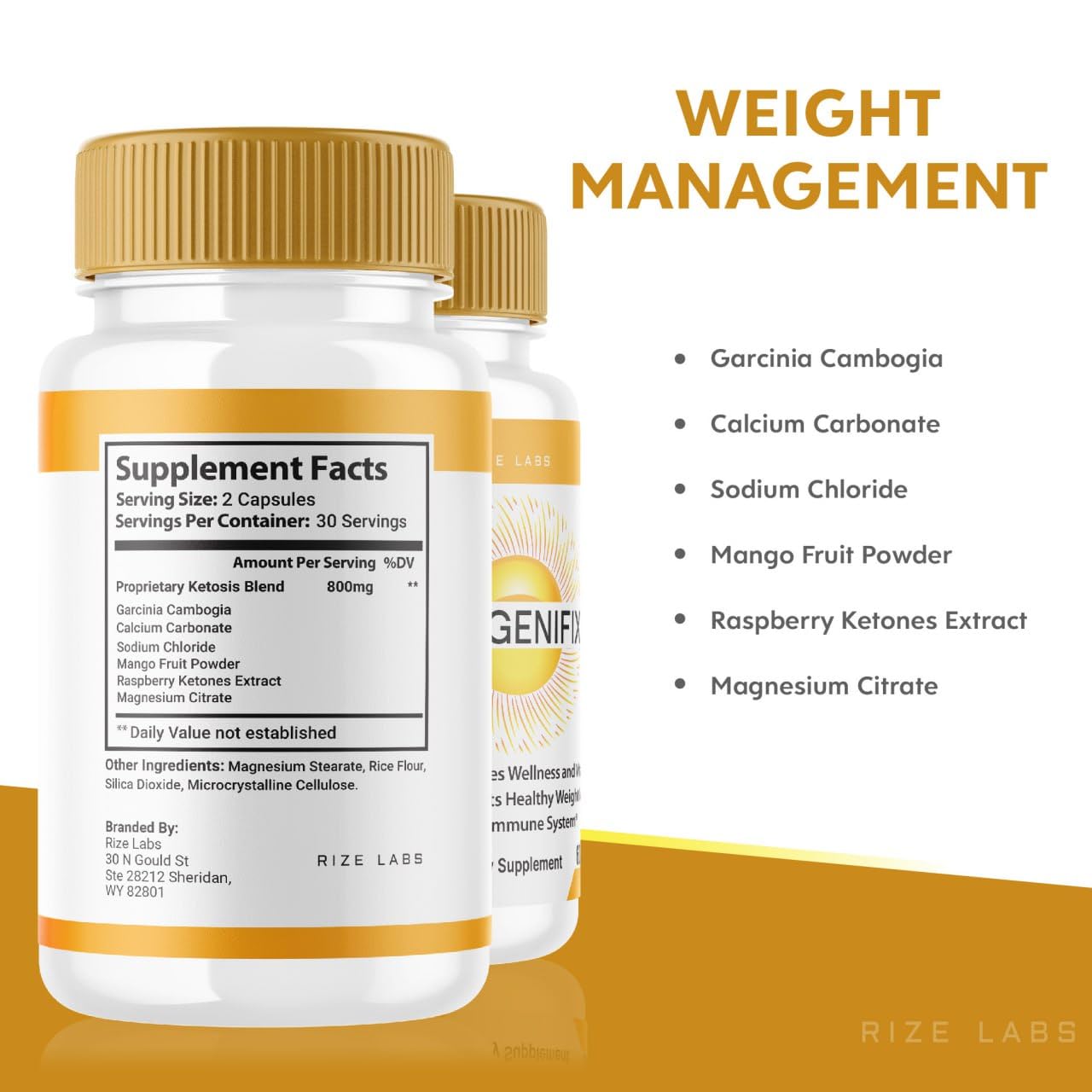 rize labs (2 Pack) Progenifix Weight Loss Supplement, Progenifix Capsules Total Body Wellness rize labs buy supplements canada