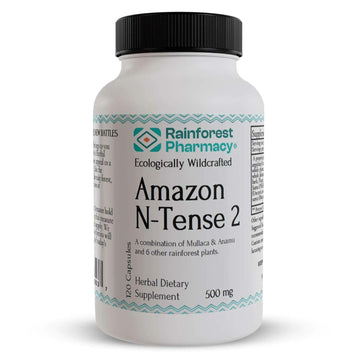 Rainforest Pharmacy N-Tense (2) Wildcrafted Amazon Rainforest Herbal Supplement to Support Cellular Health 500mg | 120 Vegetable Capsules with Mullaca, Anamu, Cat’s Claw, Suma Rainforest Pharmacy buy supplements canada