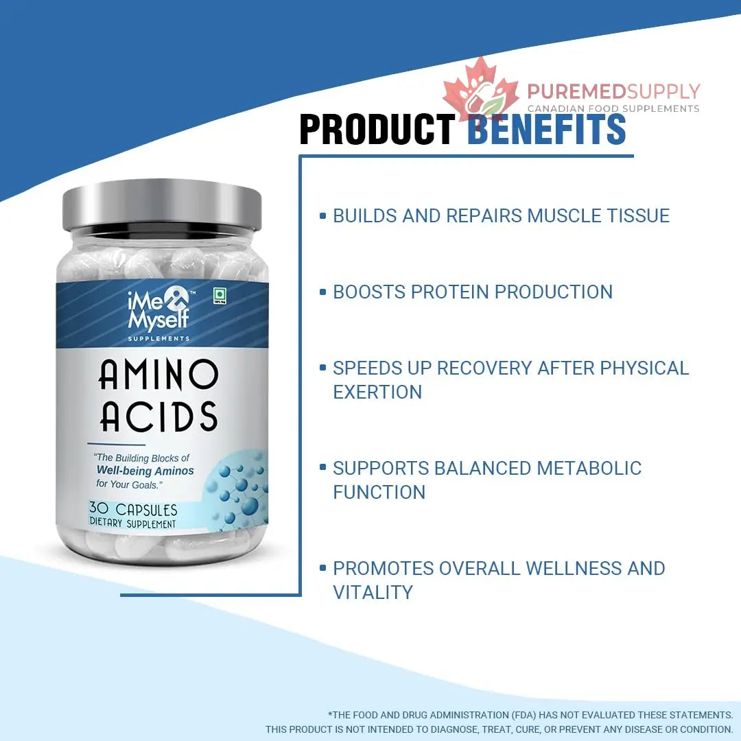 iMeMyself Amino Acid | 30 Veg Capsules iMeMyself buy supplements canada