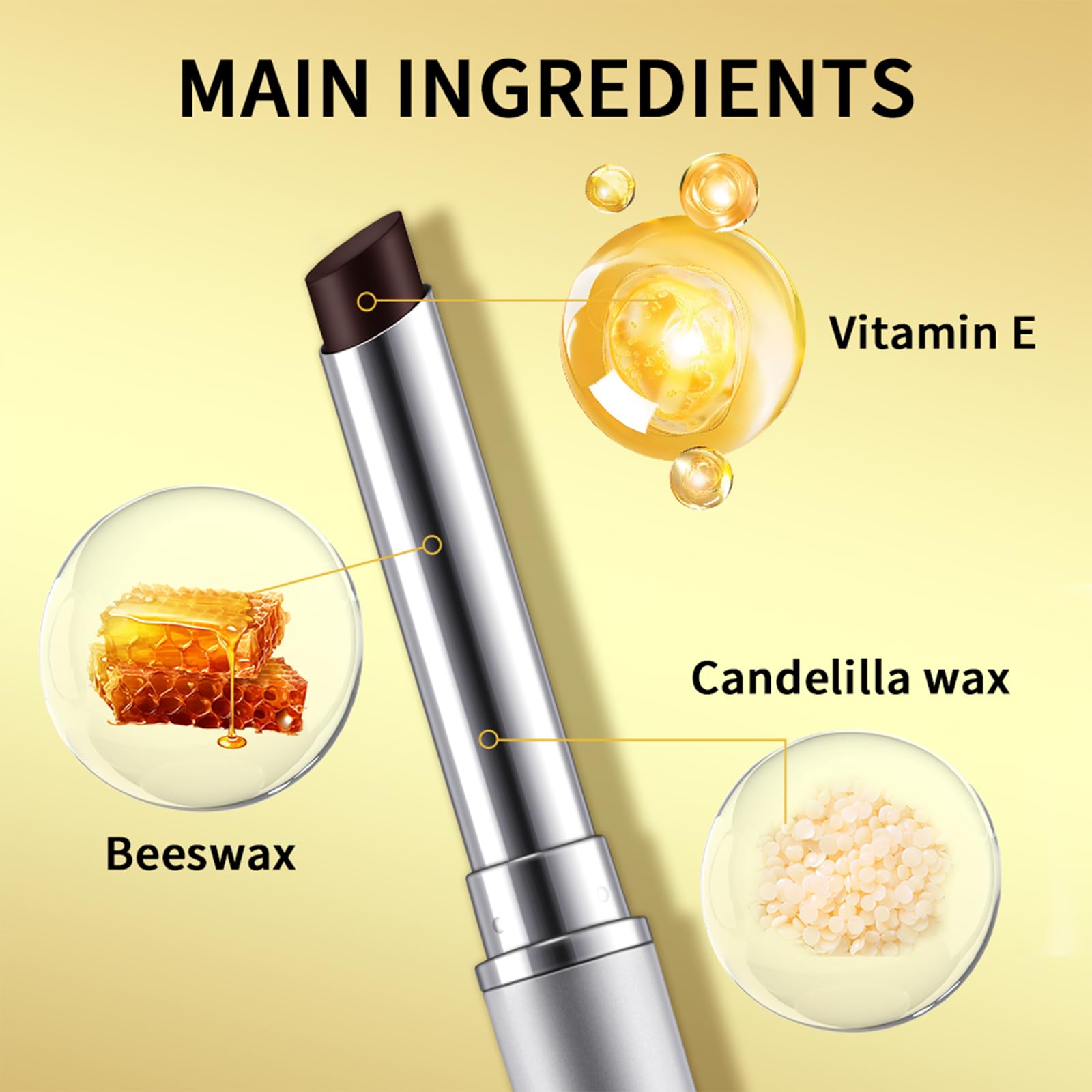 Honey Lipstick Tinted Lip Balm - Sheer Hydrating Lipstick for All Skin Tones - Moisturizing Lip Color, Nourishing Lip Balm with a Hint of Natural Black Cherry Tint BAISEN DIARY buy supplements canada