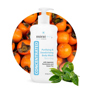 Mirai Clinical Body Wash for Strong Body Odor - Renewing Body Purifying & Deodorizing with Natural Persimmon & Green Tea Extracts Mirai buy supplements canada