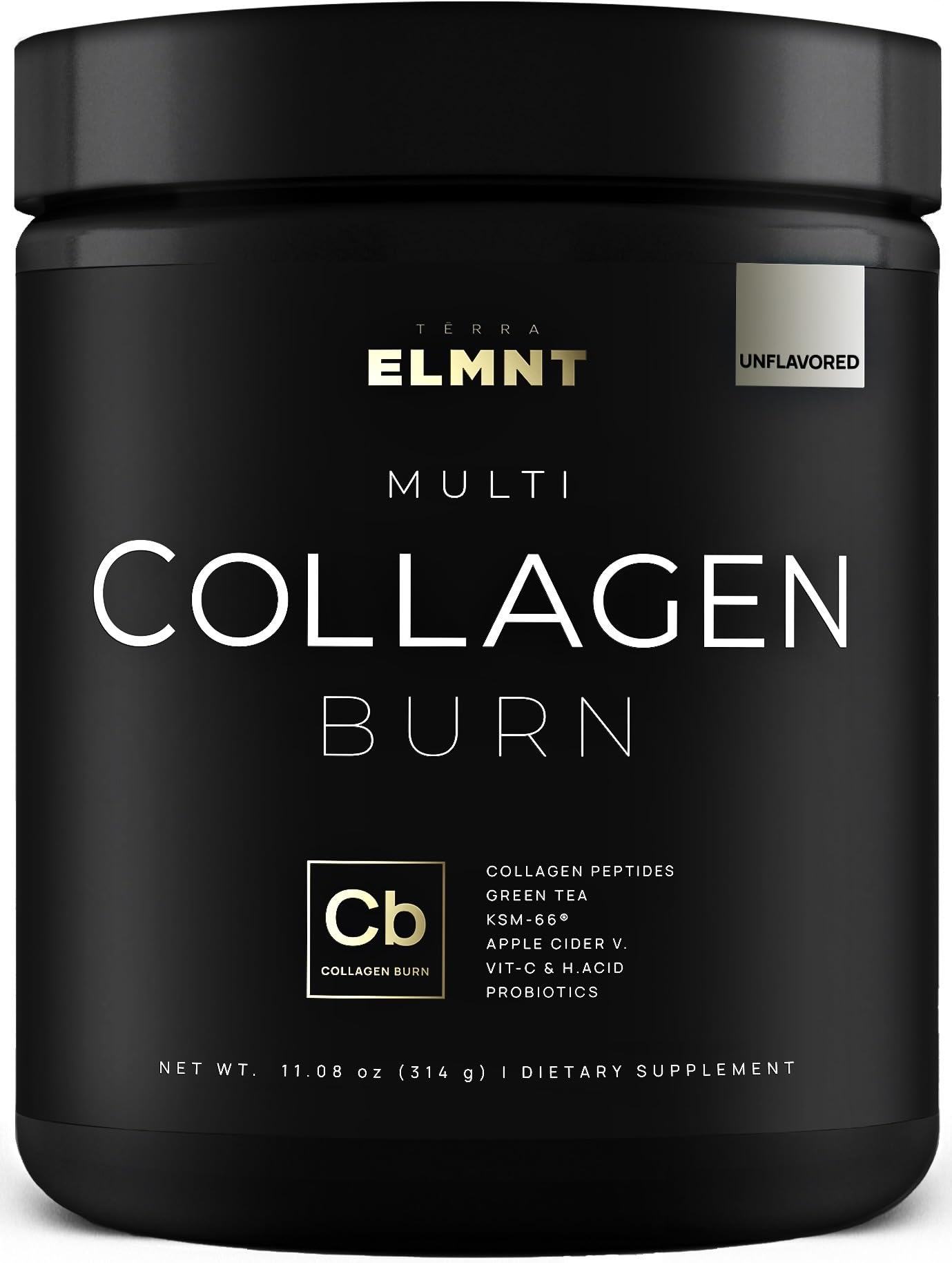 Super Collagen Powder for Women Weight Loss + Beauty w. Probiotics, Hyaluronic Acid, ACV, KSM-66, Biotin - Premium Multi Collagen Peptides Protein Supplement TERRA ELMNT buy supplements canada