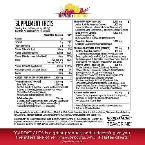 NDS Nutrition Cardio Cuts 4.0 - Raspberry Lemonade - 8.6 oz. NDS Nutrition buy supplements canada