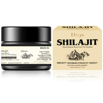 Shilajit Pure Himalayan Organic - Pure Original Shilajit, 50g(Large Volume), Enriched Lktvys buy supplements canada