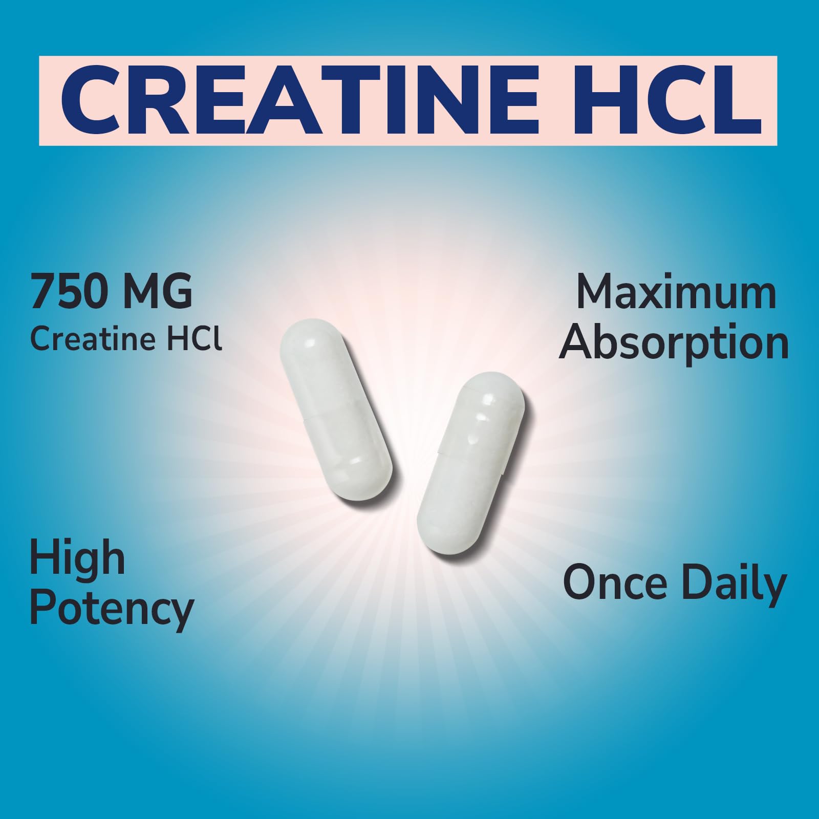Vitalibre Creatine HCl Capsule, 750mg High Absorption Creatine Hydrochloride, Endurance, Strength, Fast Absorbing, No Load, No Bloat, Monohydrate Micronized Alternative, Once Daily, 90 Capsules Vitalibre buy supplements canada