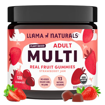 Llama Naturals Multivitamin for Women & Men, Vegan, Organic Gummies with Vitamin D, C & K, Adults Real Fruit Gummy Vitamins Llama Naturals buy supplements canada