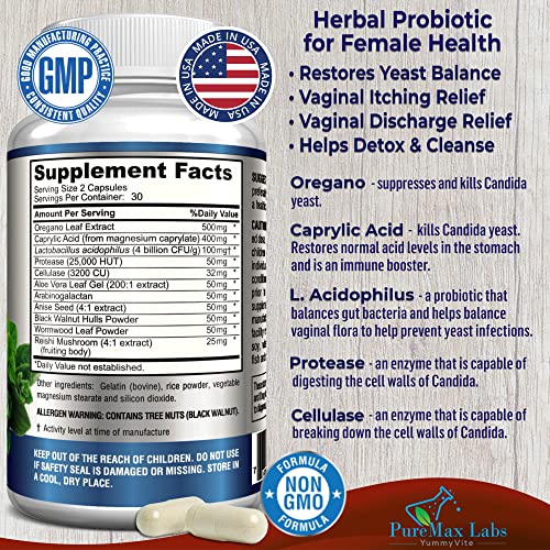 YUMMYVITE Balance Complex for Women - for Vaginal Health, Herbal Detox & Cleanse YUMMYVITE buy supplements canada