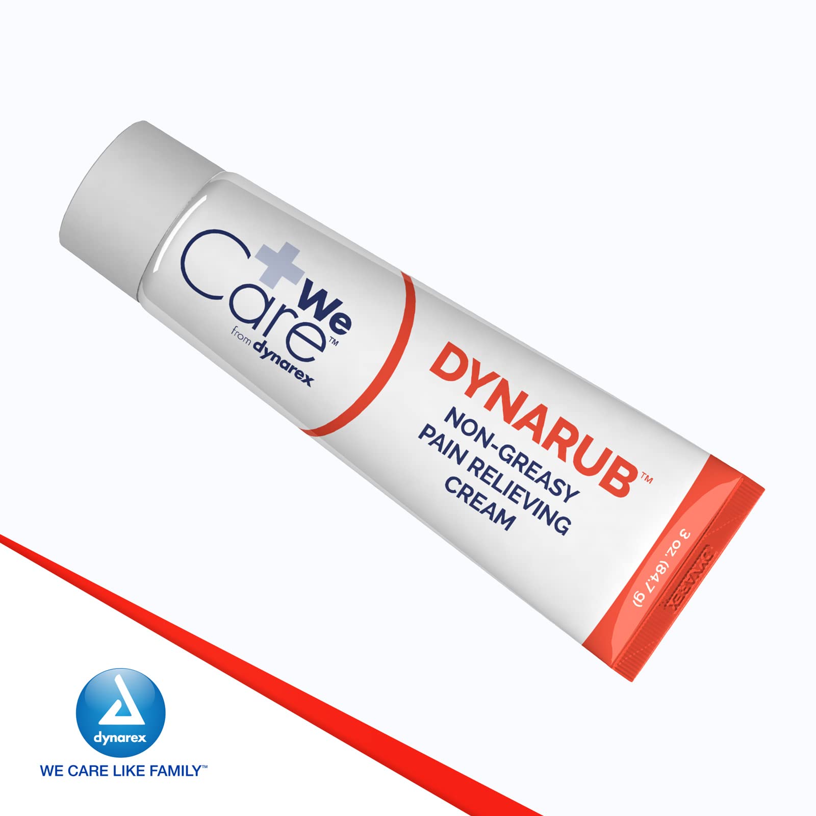 Dynarex DynaRub Cream - Mentholated Topical Muscle Pain Relief Cream - 10% Menthol, 15% Methyl Salicylate - Helps Soothe Joint Swelling & Soreness - Cooling, Non-Greasy Formula - 3oz, 1 Tube Dynarex buy supplements canada