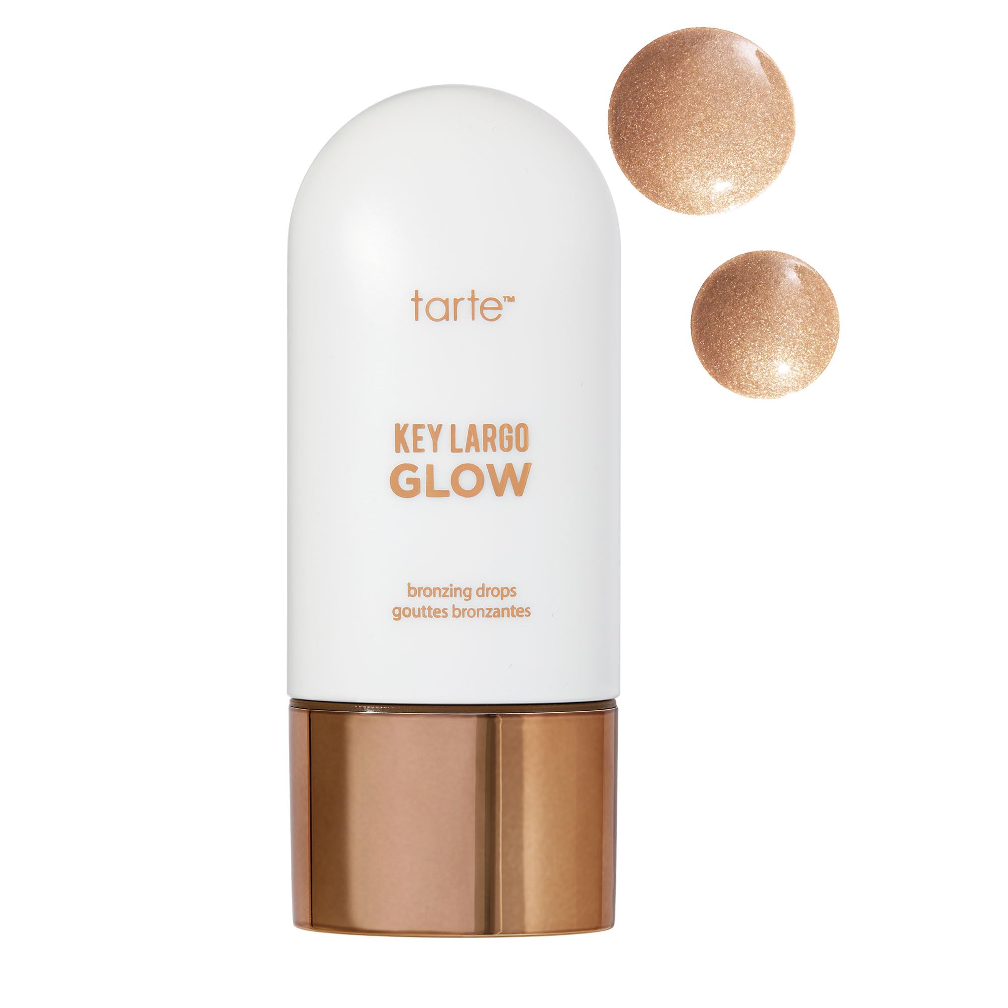 tarte key largo glow bronzing drops – Luminous Serum-Infused Liquid Bronzer with Vitamin E for Sun-Kissed Radiant Lightweight Hydration, Cruelty-Free, full size, champagne glow tarte buy supplements canada