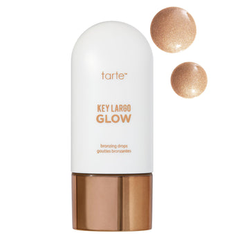 tarte key largo glow bronzing drops – Luminous Serum-Infused Liquid Bronzer with Vitamin E for Sun-Kissed Radiant Lightweight Hydration, Cruelty-Free, full size, champagne glow tarte buy supplements canada