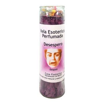 Despair-Palm Wax Spiritual Intention Spell Candle-[Purple] | Vela CASA ESOTERICA PERFUMADA MAGICK SPACE buy supplements canada
