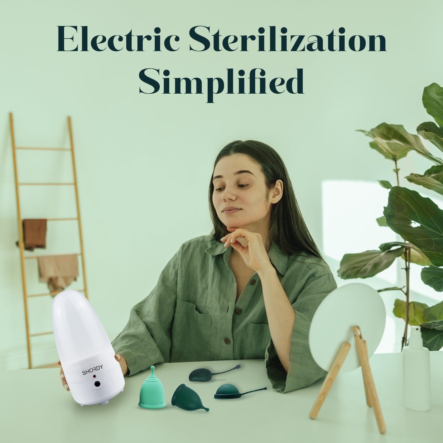 SHORDY Menstrual Cup and Steamer Sterilizer for Beginners Kit Set of 2 Period Cups (Small & Large) SHORDY buy supplements canada