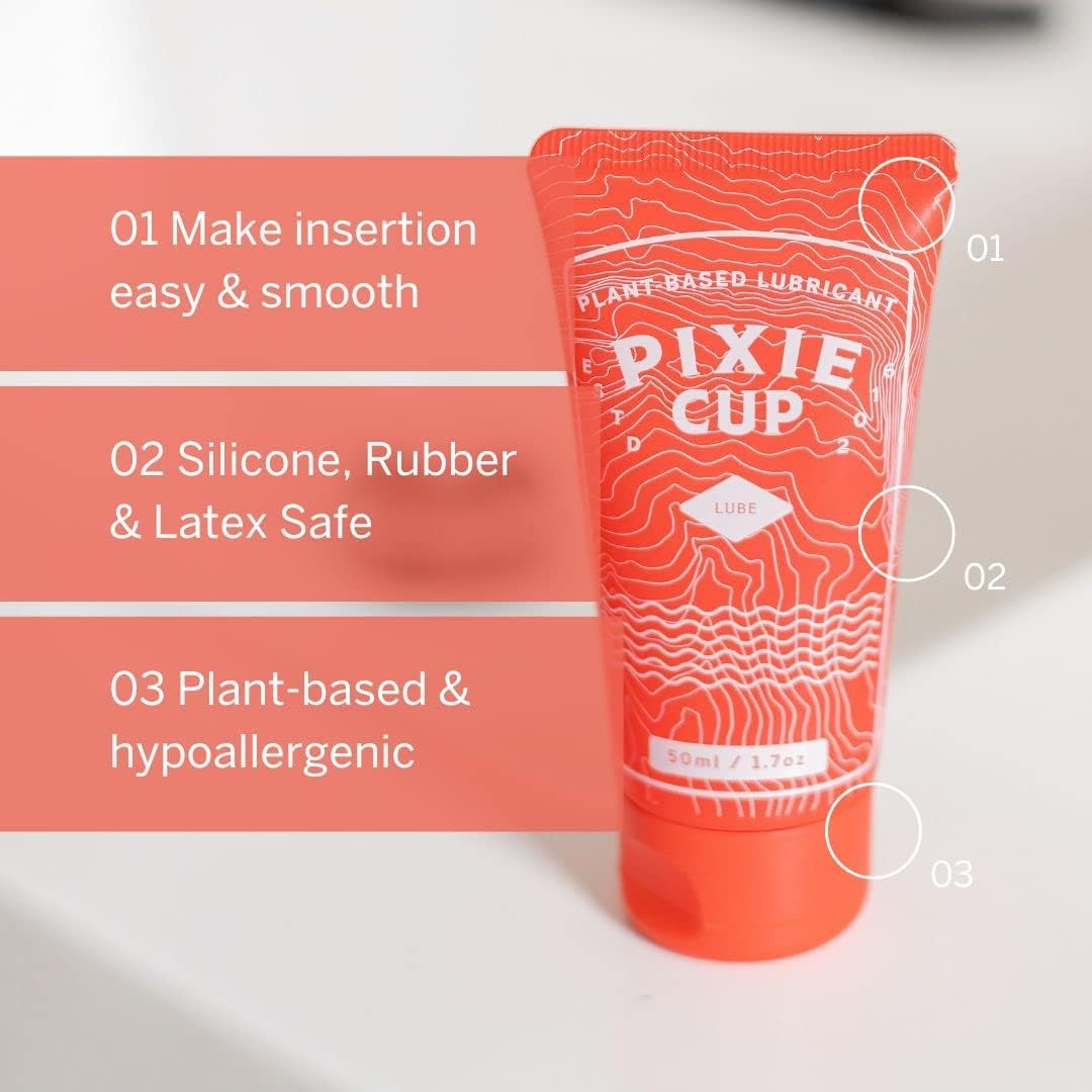 Pixie Menstrual Cup Lube - Make it Easy to Insert Your Period Cups - All Natural Water Based Lubricant Pixie Cup buy supplements canada