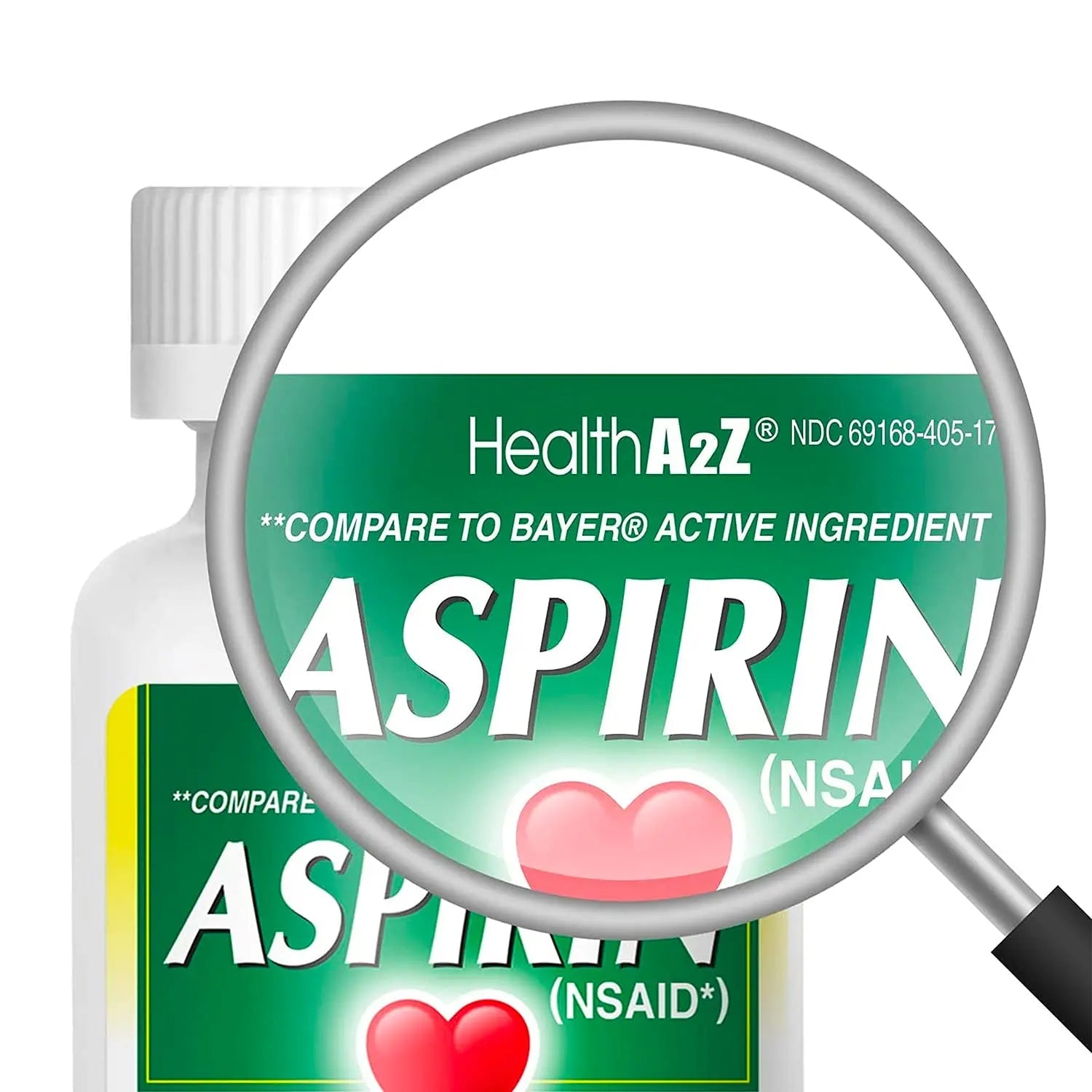 HealthA2Z® Aspirin 81 mg | Low Strength | Enteric Coated | Pain Relief | Reduces Minor Aches Muscle Pain & Cramps | Fever Reducer | Reduces Headache (365 Counts) HealthA2Z buy supplements canada