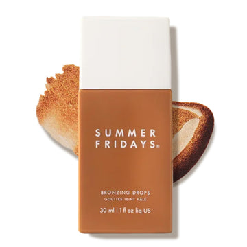 Summer Fridays Bronzing Drops - Hydrating Serum-Like Formula with Hyaluronic Acid - Hybrid-Makeup with Skincare Benefits - Help Support a Healthy Skin Barrier - Soft, Dewy Finish (1 Fl Oz) Summer Fridays buy supplements canada