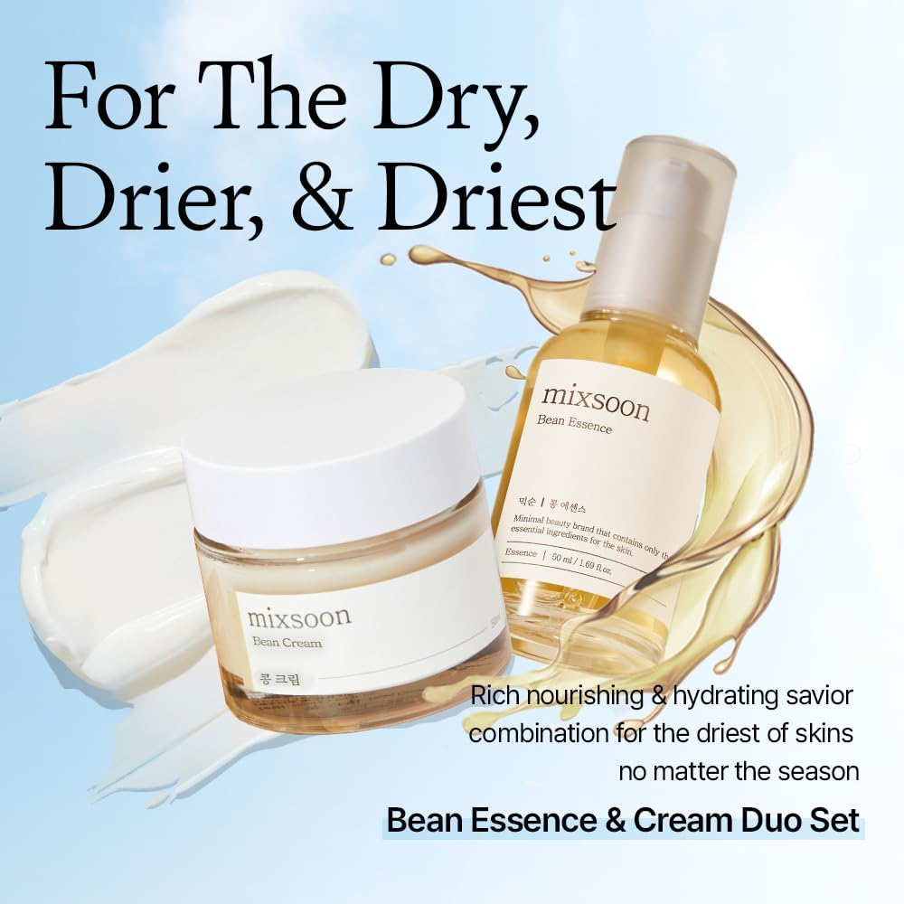 mixsoon Bean Essence Exfoliating, Snail Mucin Moisturizer for Hydrating, Fermented Bean Extract, Gentle Formula mixsoon buy supplements canada
