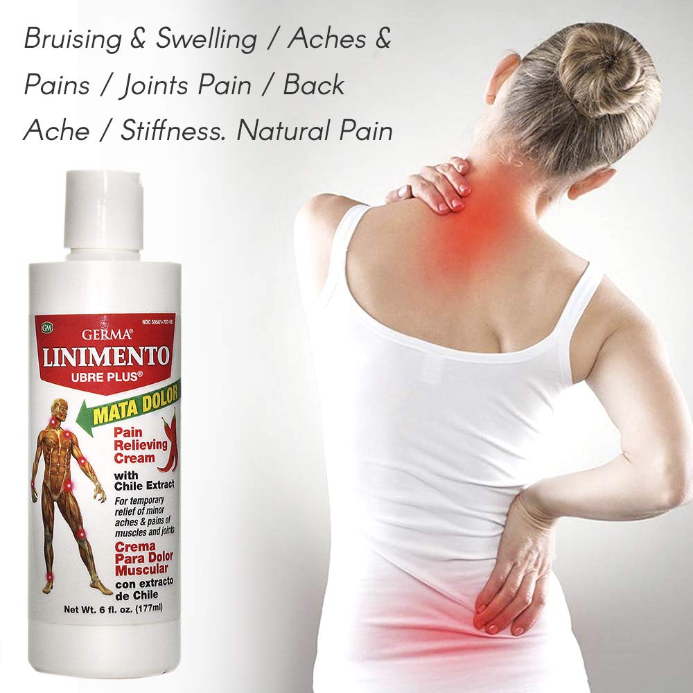 Germa Liniment Udder Plus. Natural Topical Analgesic Ointment. Relief for Pain and Aches in Joints and Back. With Chile Extract. 6 oz Germa buy supplements canada