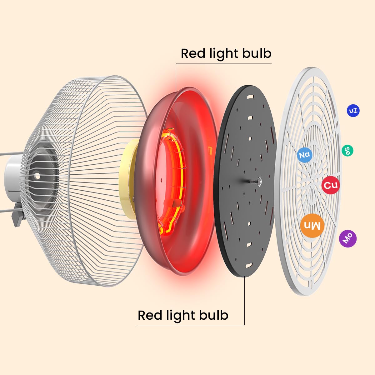 TDP and Infrared Red Light Therapy with Base, 2 in 1 Infrared Heat Lamp Device with 275W Bulb YUNCHI buy supplements canada