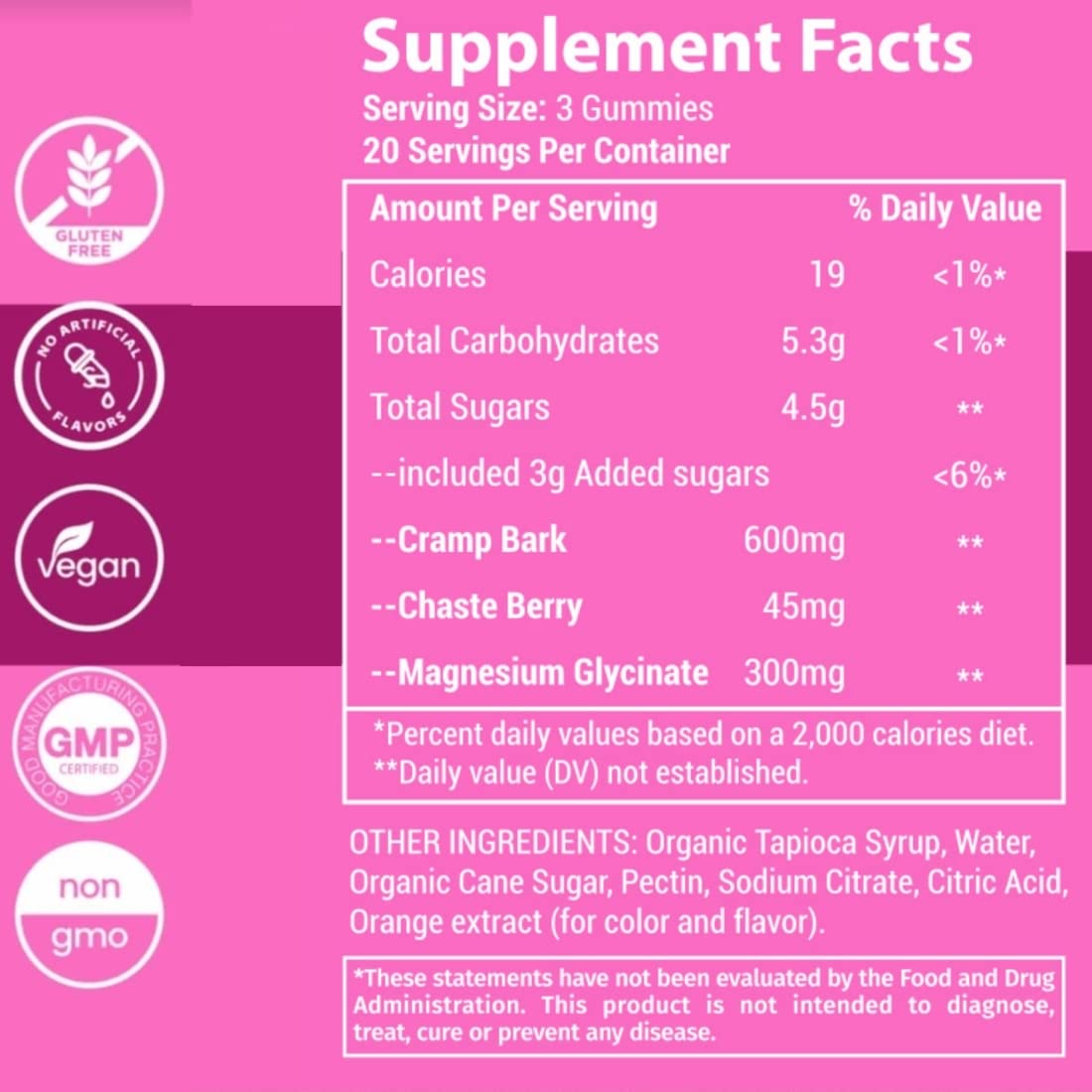 Menstrual Cramp Period Gummies True Roots | PMS Support Supplement for Women | Healthy Flow | Flo PMS Menstrual Cycle Relief, Cramping and Bloating | Vegan & Natural Flavors | 60 Count True Roots buy supplements canada