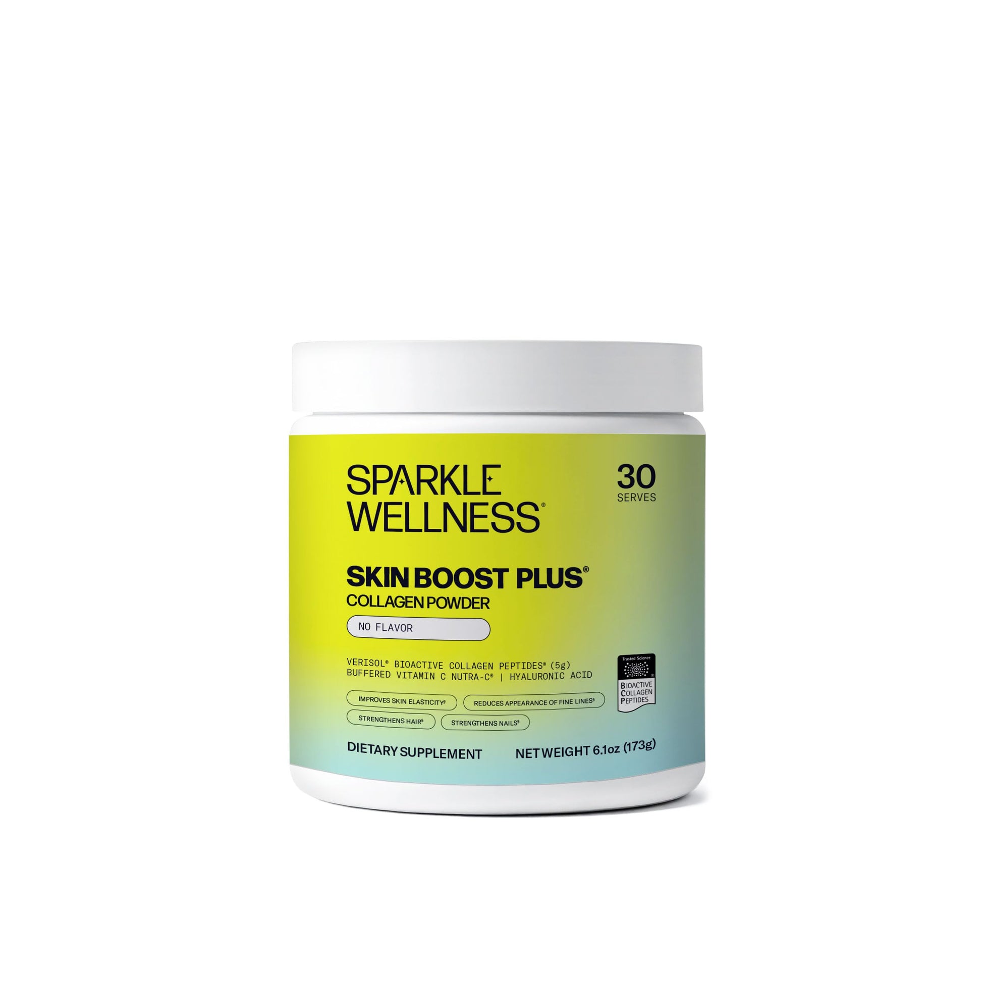 Sparkle Wellness VERISOL Bioactive Hydrolyzed Collagen Peptides | Collagen Powder Supplement with Vitamin C & Hyaluronic Acid for Hair, Skin, and Nail Health | Skin Boost Plus (No Flavor) [30-Serves] Sparkle Wellness buy supplements canada