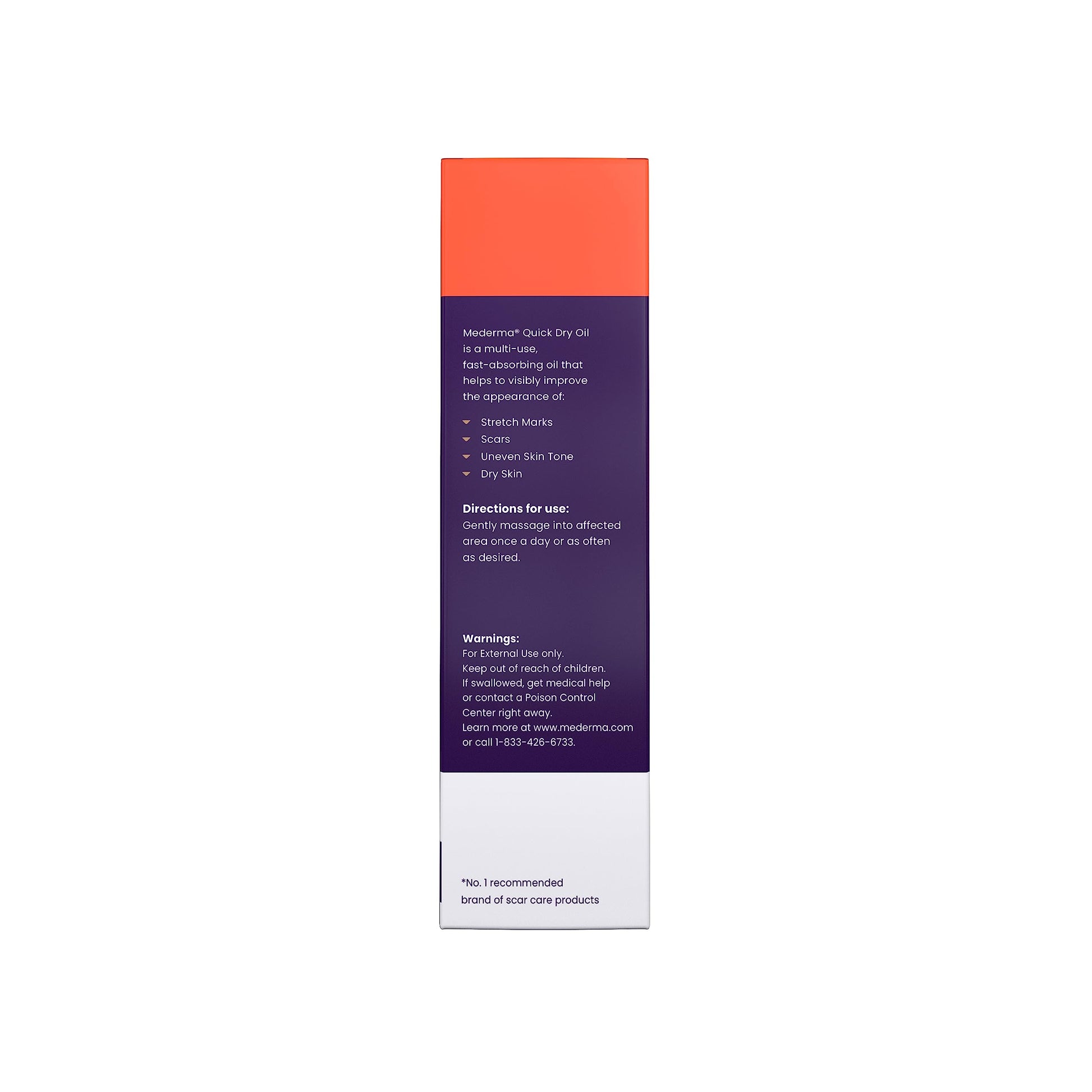 Mederma Quick Dry Oil, Scar and Stretch Mark Treatment, Helps to Improve the Appearance with Natural Botanical Extracts, Paraben Free, Fast-Absorbing, 3.4oz (100ml) Mederma buy supplements canada