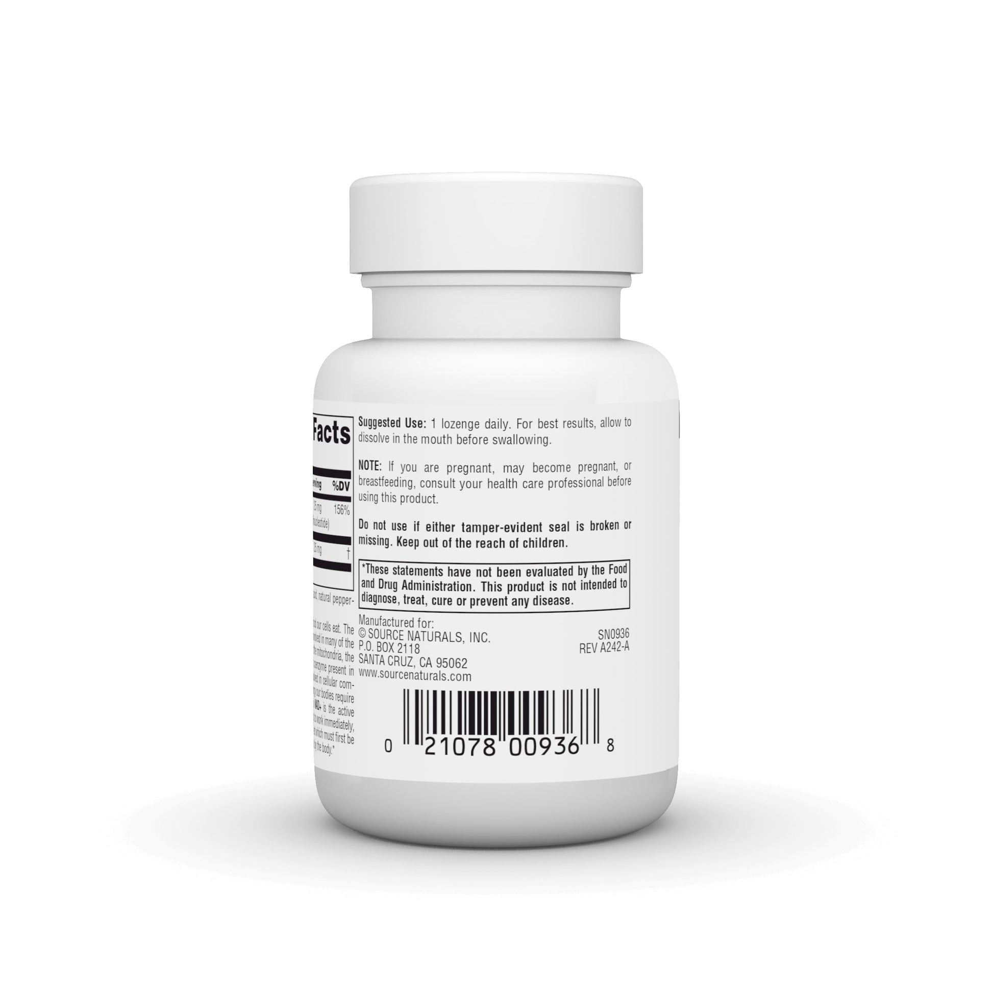 Source Naturals NAD+, Coenzymated B-3, Supports Cellular Energy*, 25 mg - 30 Lozenges Source Naturals buy supplements canada