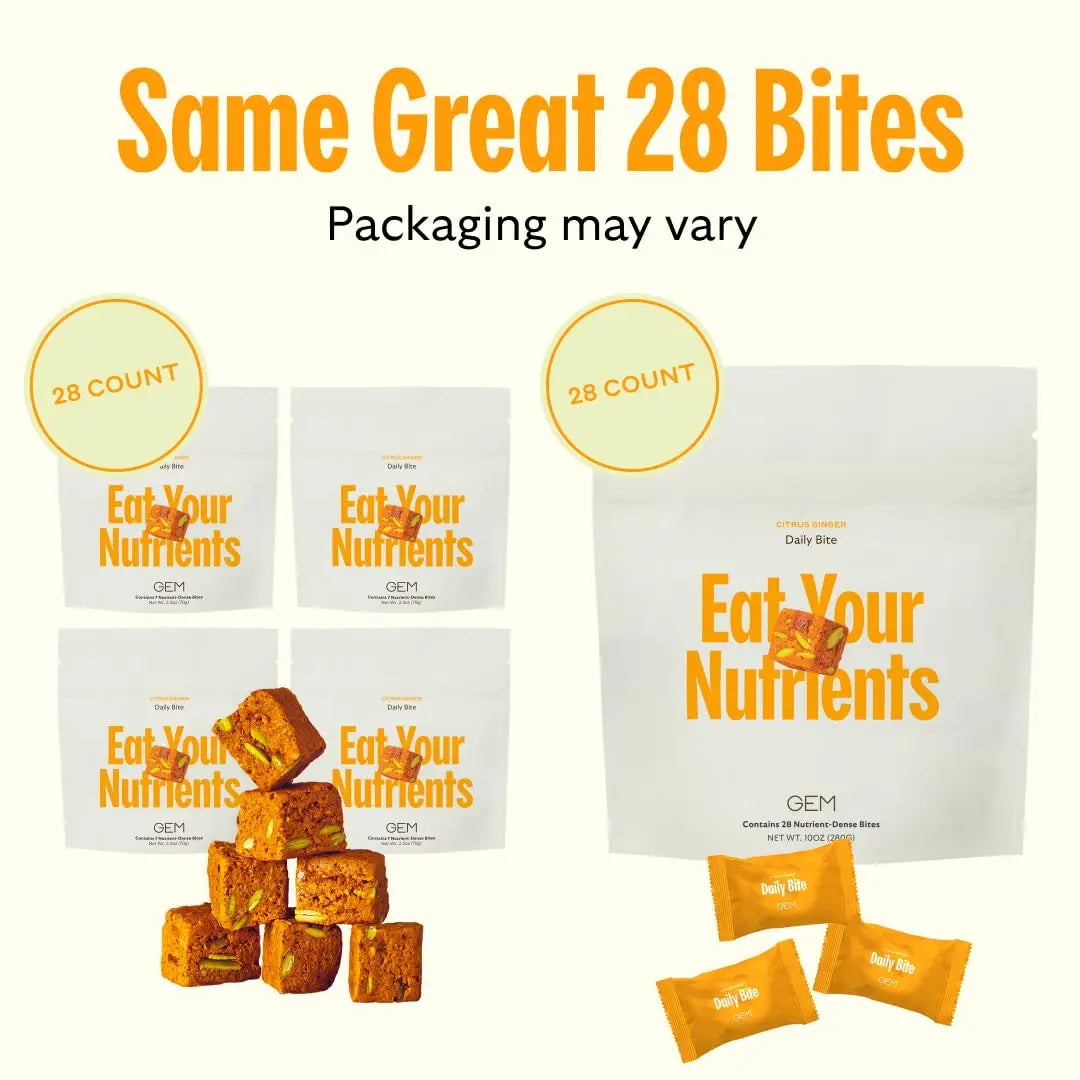 GEM Daily Bite for Women & Men, with 20+ Vitamins, Minerals & Superfoods Like Zinc, Vitamin D, B-Complex, K, Turmeric, Fiber & Prebiotics GEM buy supplements canada