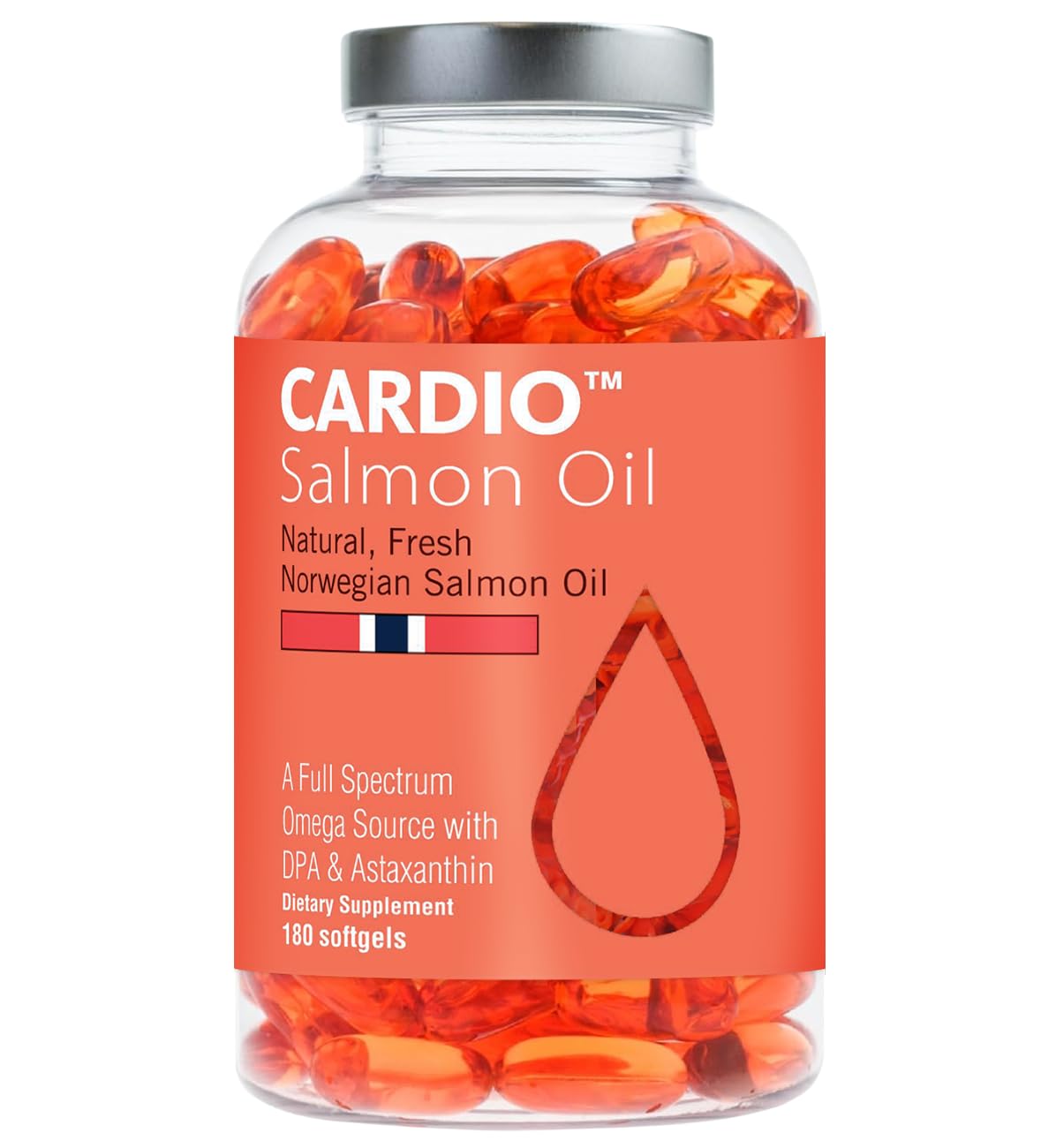 High Strength Omega 3 Fish Oil - 1000mg, Norwegian Salmon Oil with EPA & DHA, No Burping or Aftertaste, Omega 3 Fatty Acids Supplement for Eye, Brain & Heart, Triglyceride Form - 180 Capsules Hofseth BioCare buy supplements canada