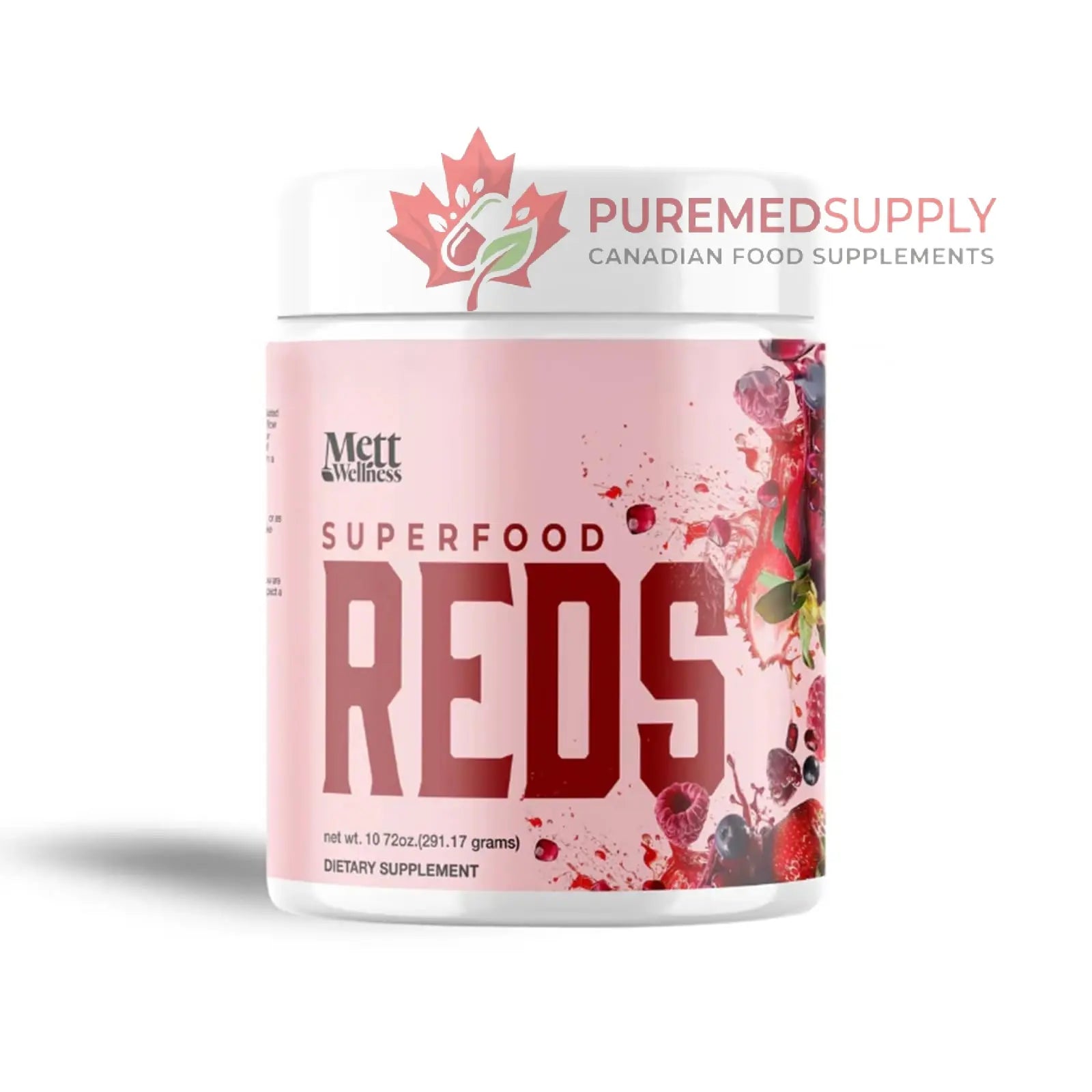 Mett Wellness Superfood REDS | 10.72 oz | With Vitamins A, C & E | Helps Maintain Nitric Oxide Levels | Supports Daily Wellness Mett Wellness buy supplements canada
