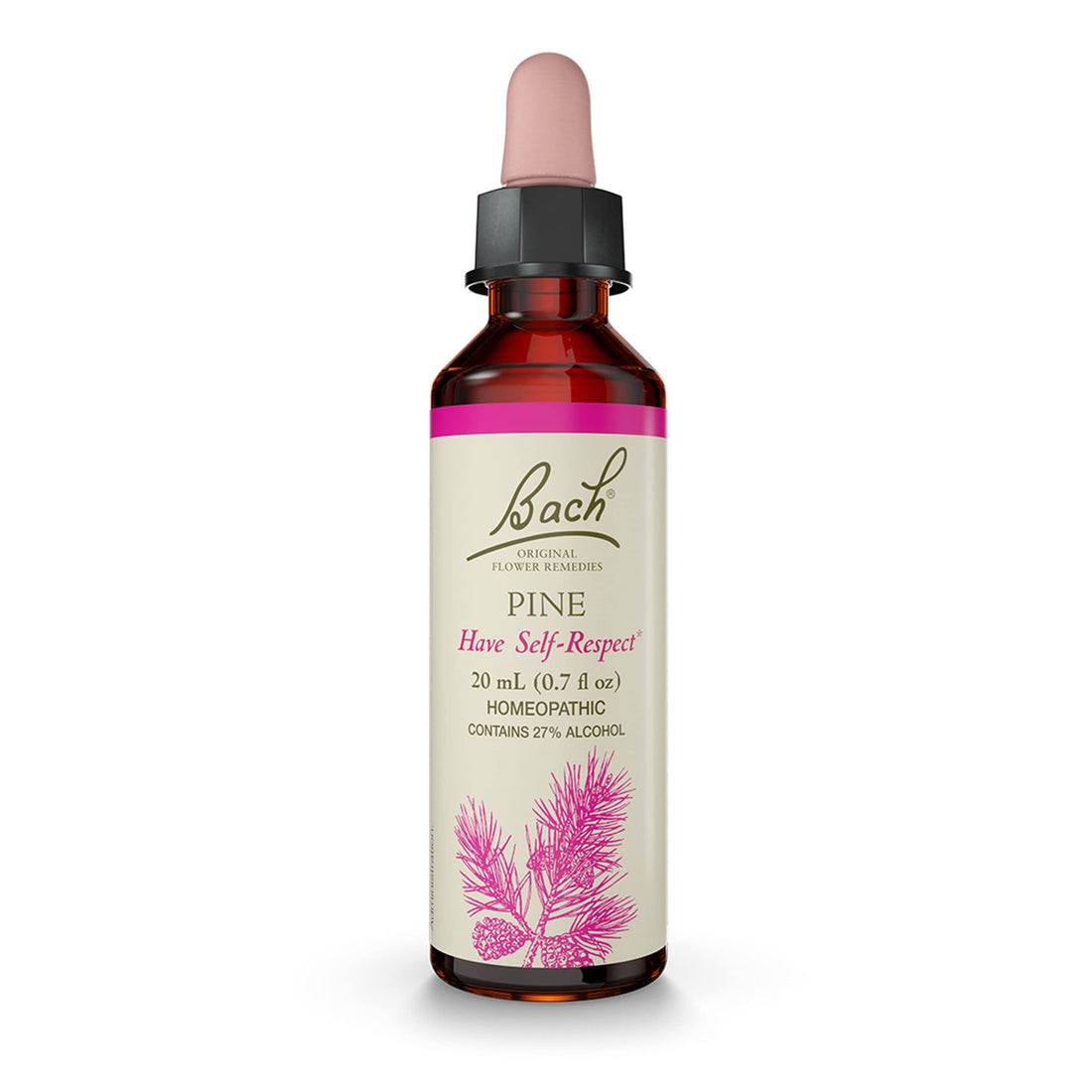 Bach Original Flower Remedies, Pine for Self Respect, Natural Homeopathic Flower Essence Bach buy supplements canada