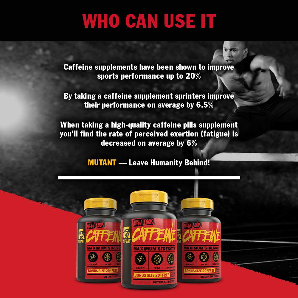 Mutant Caffeine - Pure, Restore Mental Alertness or Wakefulness When Fatigued Mutant buy supplements canada