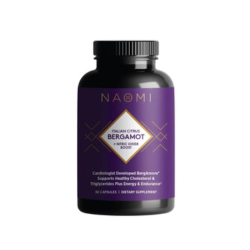 NAOMI Italian Citrus Bergamot Plus Nitric Oxide Boost, Award-Winning Cardiologist Dvlpd, Supports Healthy Cholesterol & Blood Pressure in Normal Range, with 7 Key Polyphenols, 30-Day Supply NAOMI buy supplements canada