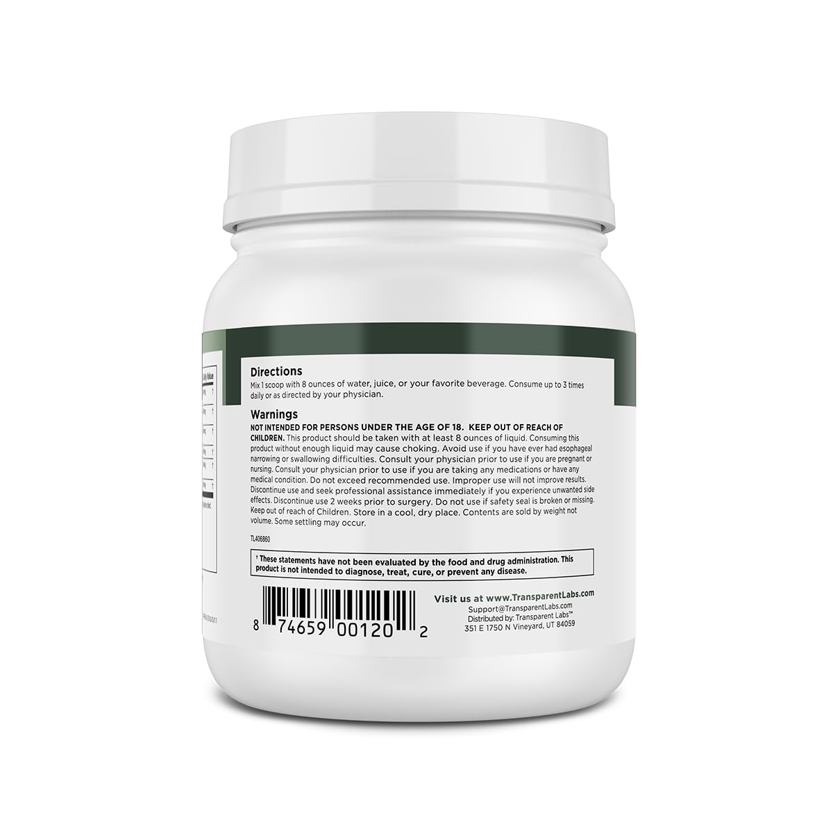 Transparent Labs Prebiotic Greens - Superfood Powder & Antioxidants Supplement with Organic Spirulina, Chloerra, Acacia, & Green Banana Powder - 30 Servings, Unflavored Transparent Labs buy supplements canada