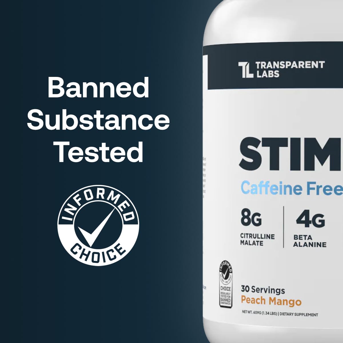 Transparent Labs Stim-Free Pre-Workout - Caffeine & Stim Free Pre Workout Powder for Men and Women with Beta Alanine Powder, Citrulline Malate, & elevATP - 30 Servings, Strawberry Lemonade Transparent Labs buy supplements canada