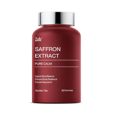 ZAB Saffron Supplements Gummies, Saffron & Rhodiola Rosea Extract Sugar-Free Supplement with Vitamin D3 & B6, Support Mood, Focus ZAB buy supplements canada