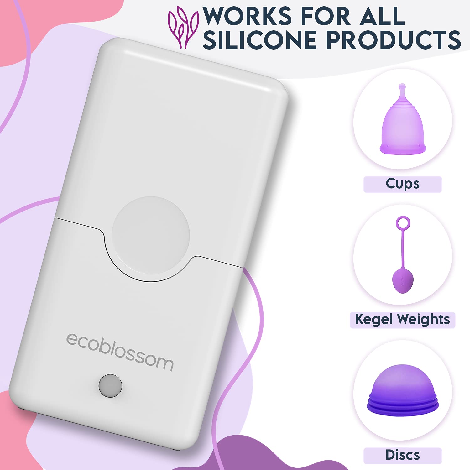 Ecoblossom Menstrual Cup Sterilizer - Modern Menstrual Cup Cleaner Unscented Sanitizer EcoBlossom buy supplements canada